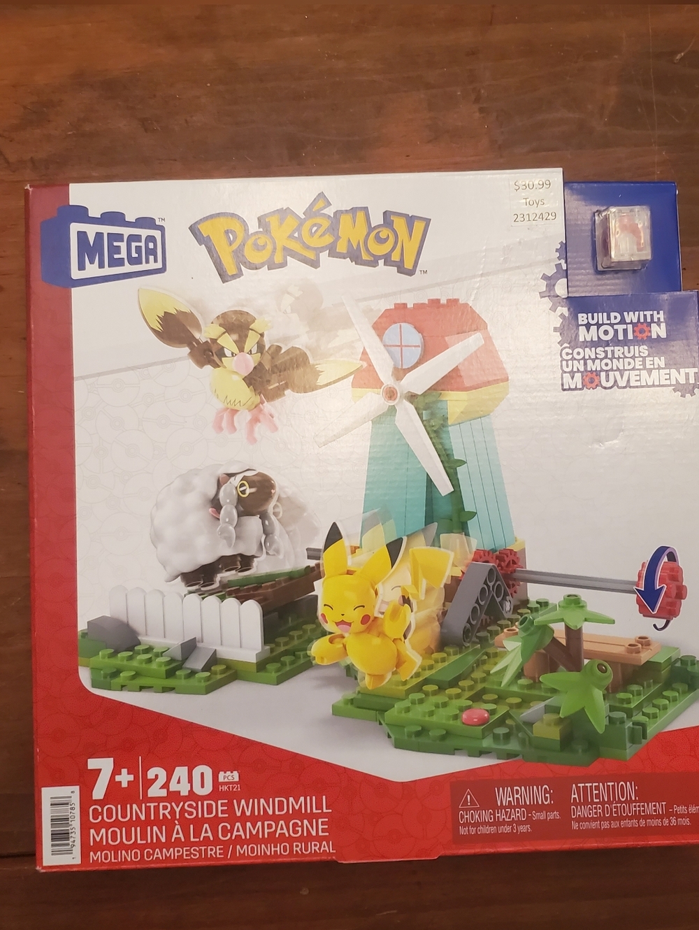 Pokémon Countryside Windmill Building Set – Yellow & Green